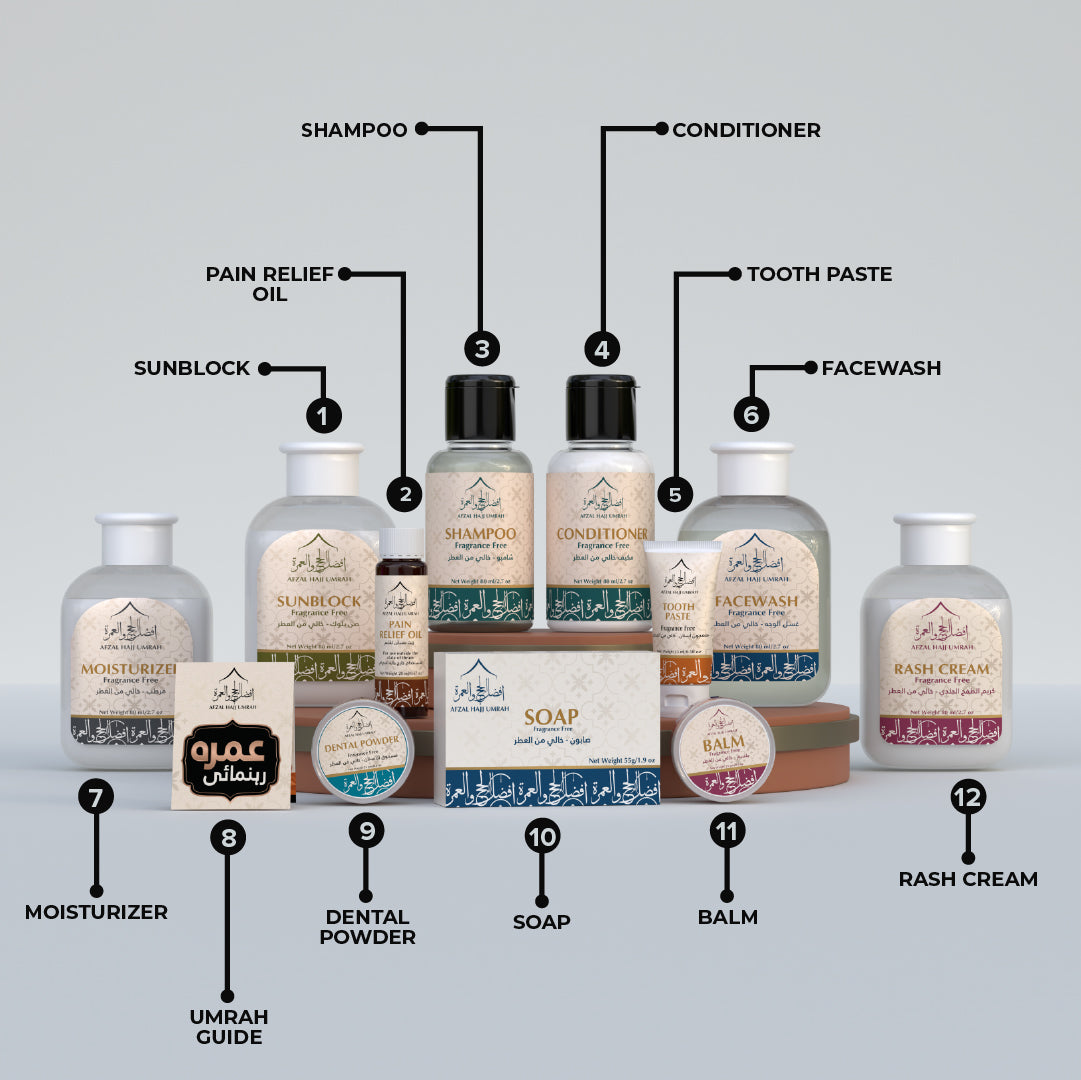 Complete Hajj and Umrah Care Kit
